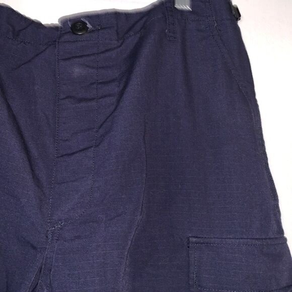 Propper Mens Navy Blue Cargo Pants M/R 65% Polyester 35% Cotton Ripstop Durable - Picture 4 of 12